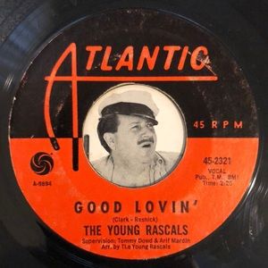 The Young Rascals Mustang Sally Vinyl 45 Record '66